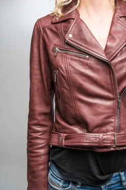 Blouson Femme Rose Garden Laurie Lamb Castel Burgundy Zz