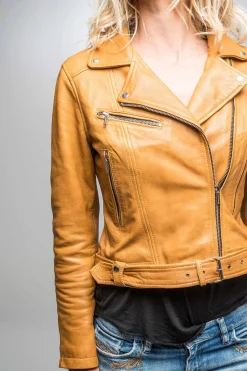 Blouson Femme Rose Garden Laurie Lamb Castel Spicy Mustard Zz
