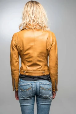 Blouson Femme Rose Garden Laurie Lamb Castel Spicy Mustard Zz