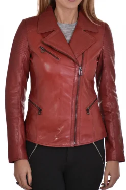 Blouson Femme Rose Garden Missouri Lamb Ruby Dark Red