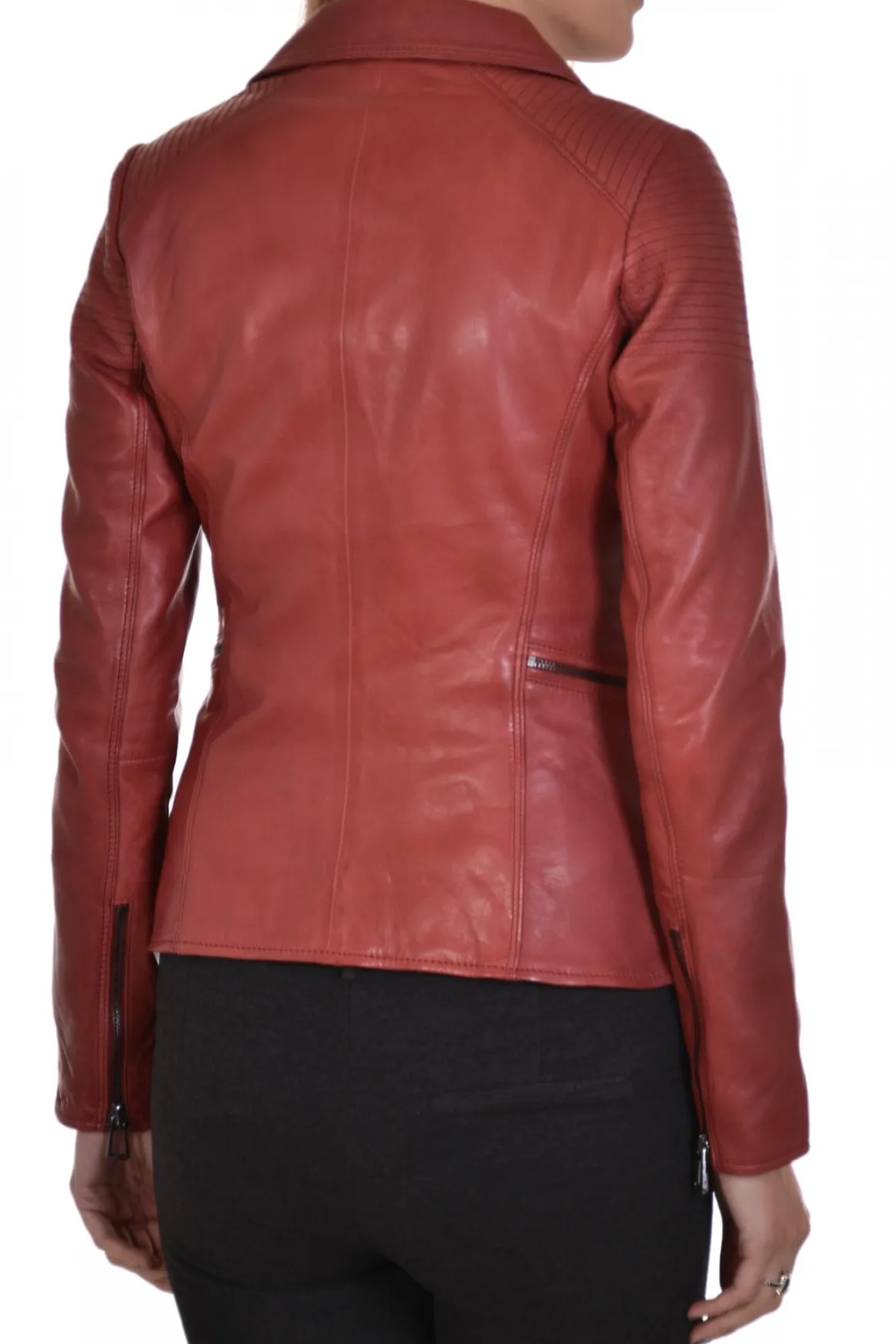 Blouson Femme Rose Garden Missouri Lamb Ruby Dark Red