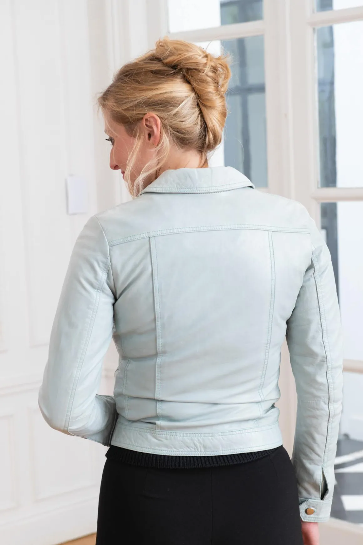 Blouson Femme Rose Garden Olga Lamb Anaina Aqua Zz