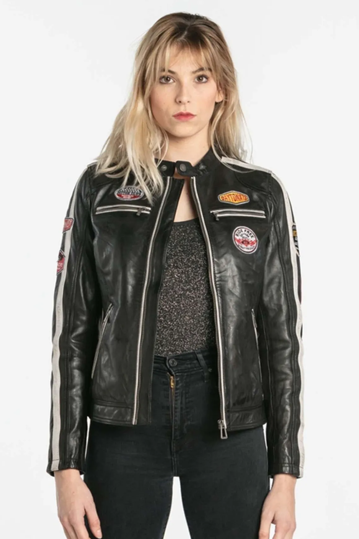 Blouson Femme Rose Garden Olivera Sheep Atlas Black