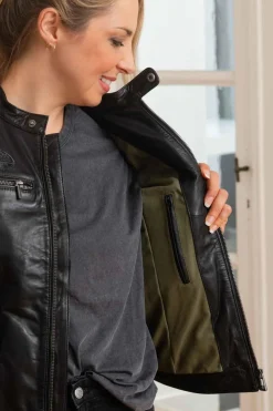 Blouson Femme Rose Garden Olivera Sheep Atlas Black Black