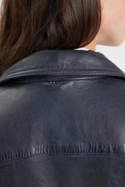 Blouson Femme Rose Garden Olympe Lamb Vita Navy