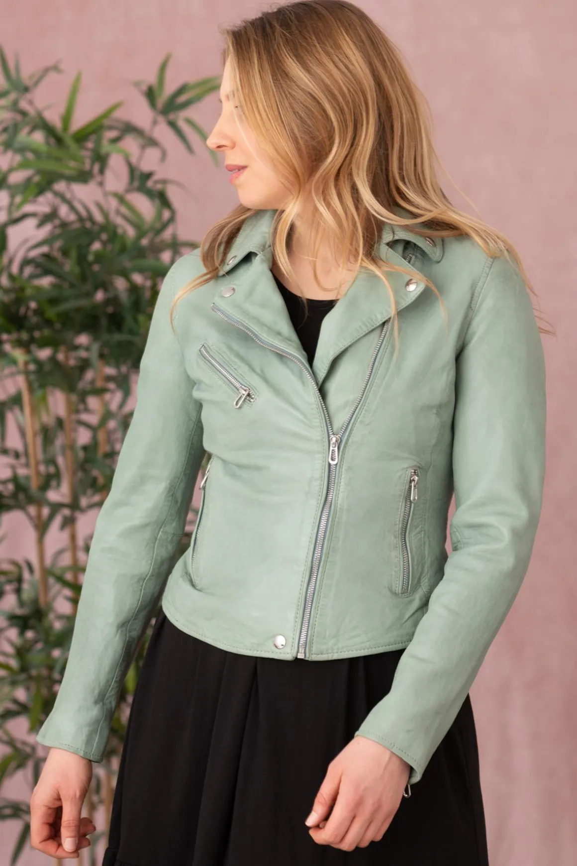 Blouson Femme Rose Garden Olympe Lamb Vita Jade