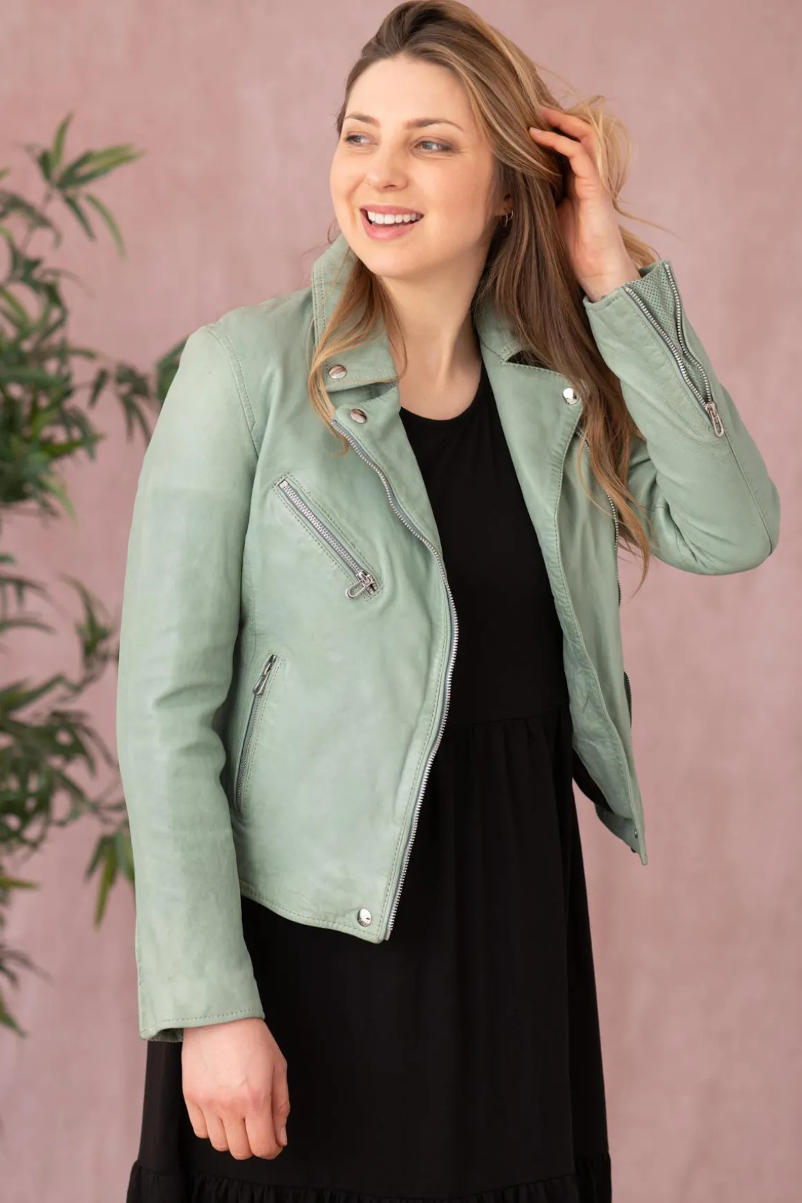 Blouson Femme Rose Garden Olympe Lamb Vita Jade