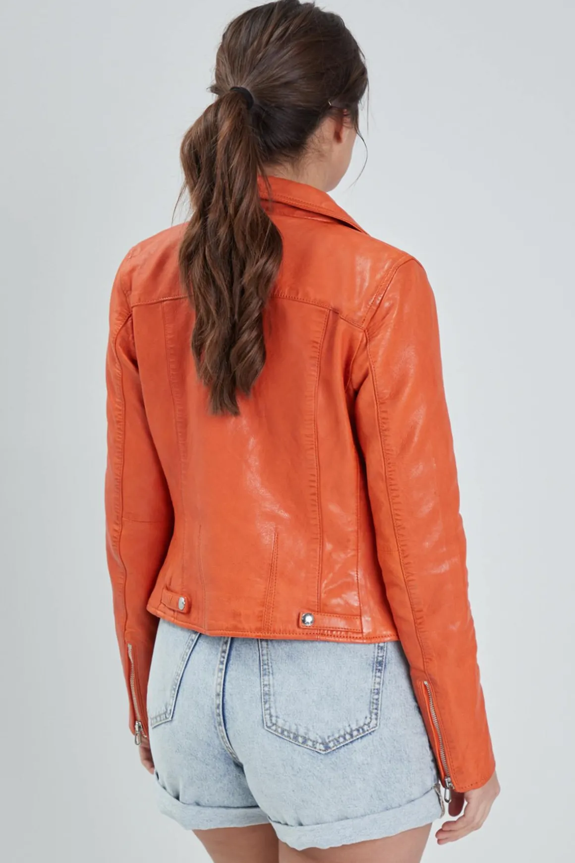 Blouson Femme Rose Garden Olympe Lamb Vita Orange