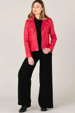 Blouson Femme Rose Garden Olympe Lamb Vita Framboise