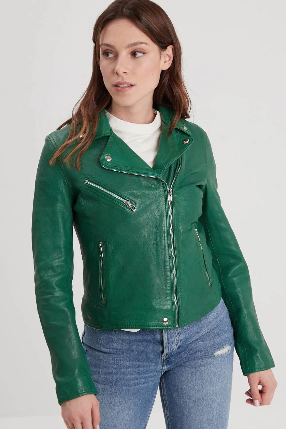 Blouson Femme Rose Garden Olympe Lamb Vita Holly Green