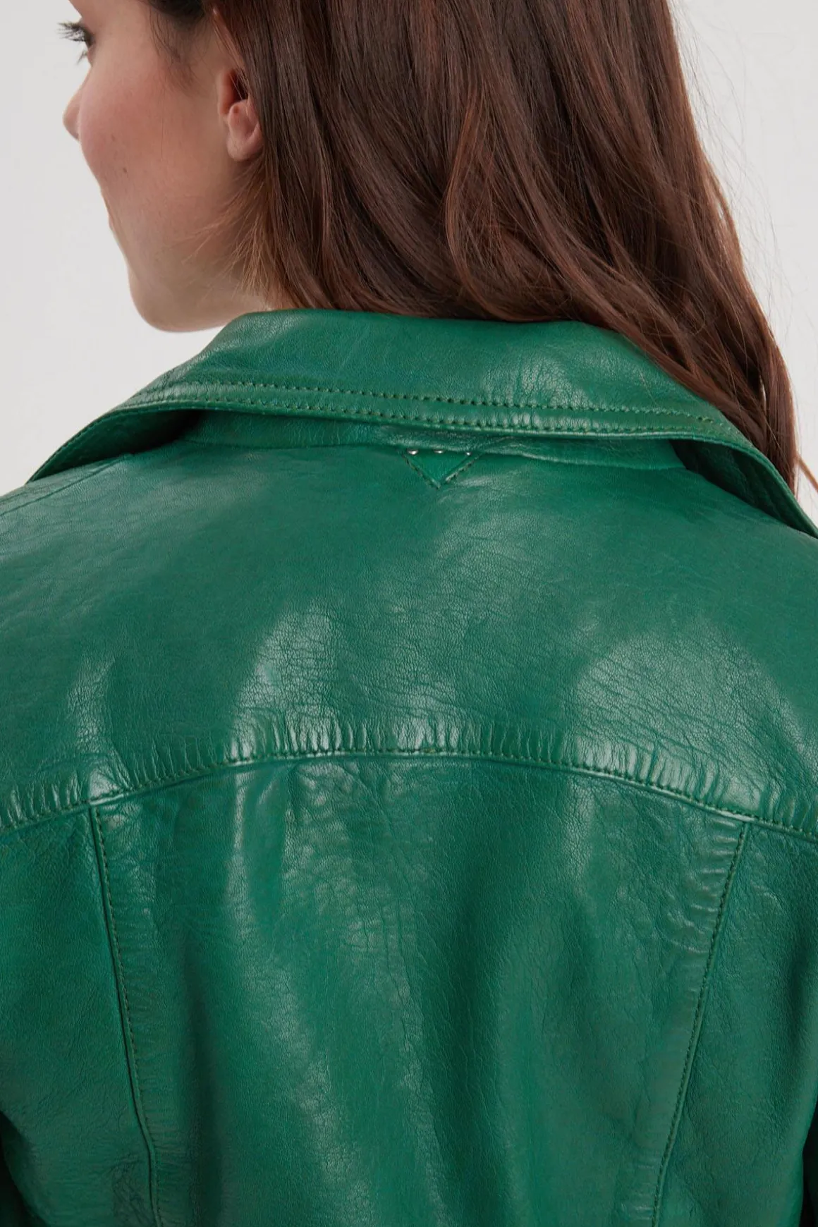 Blouson Femme Rose Garden Olympe Lamb Vita Holly Green