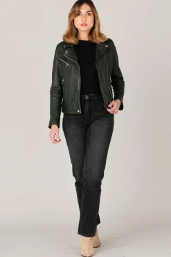 Blouson Femme Rose Garden Olympe Lamb Vita Khaki