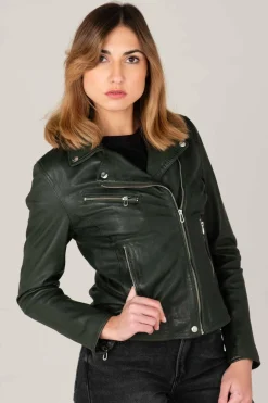 Blouson Femme Rose Garden Olympe Lamb Vita Khaki