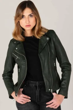 Blouson Femme Rose Garden Olympe Lamb Vita Khaki