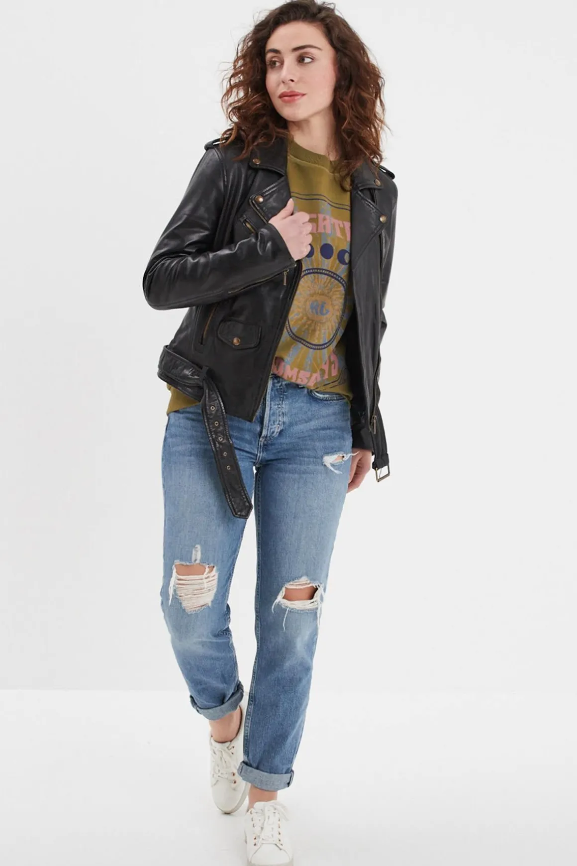 Blouson Femme Rose Garden Otilia Sheep Aosta Black