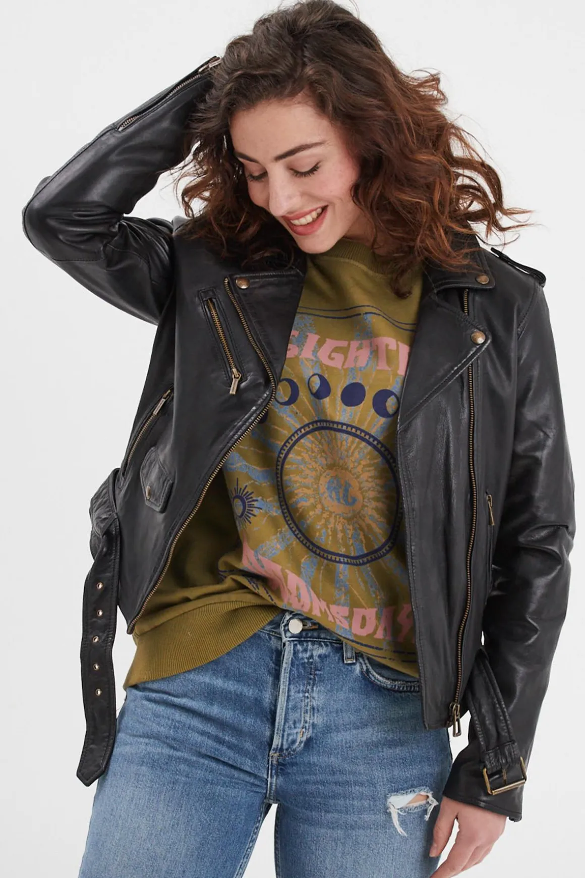 Blouson Femme Rose Garden Otilia Sheep Aosta Black