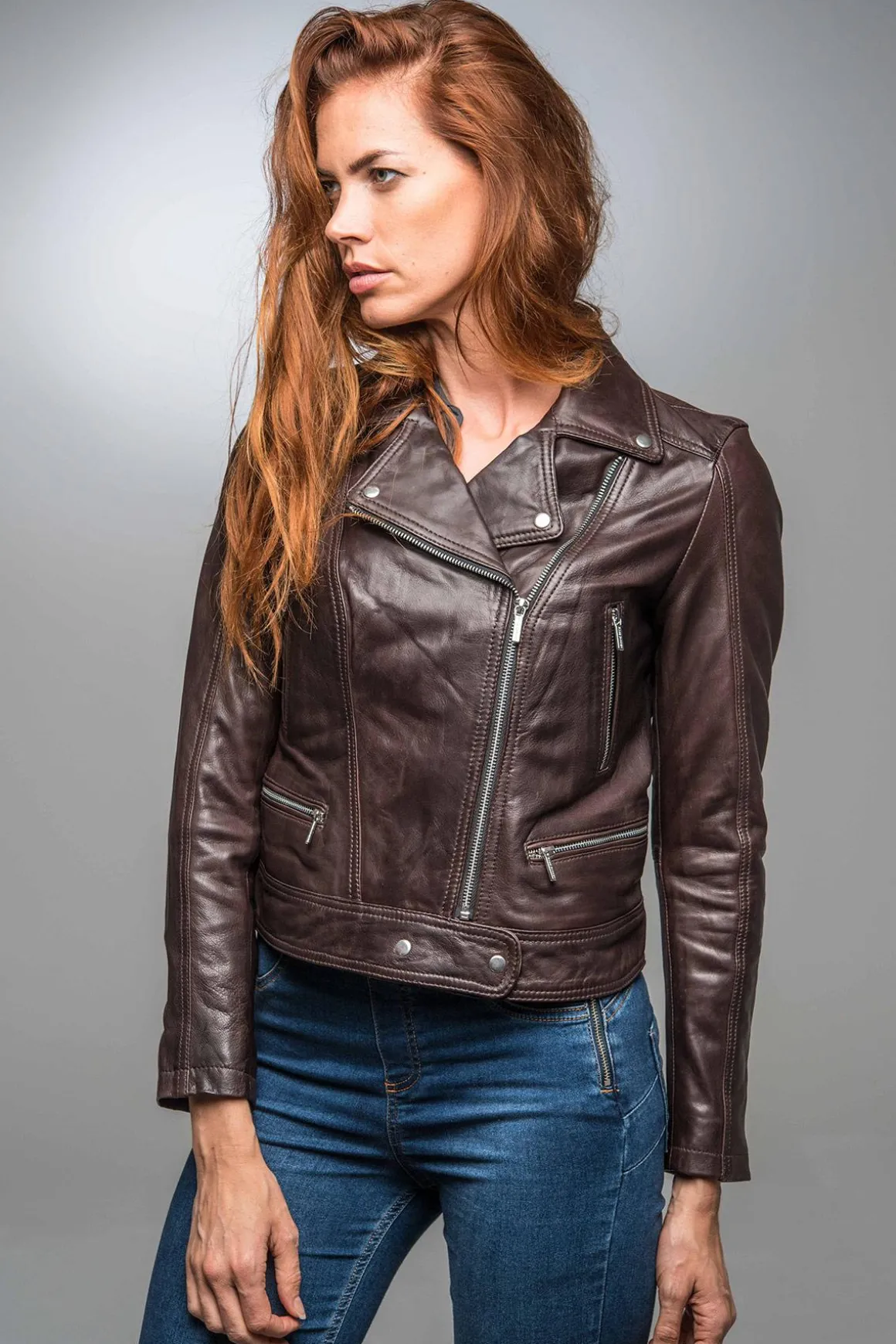 Blouson Femme Rose Garden Panema Lamb Castel Brown Zz10