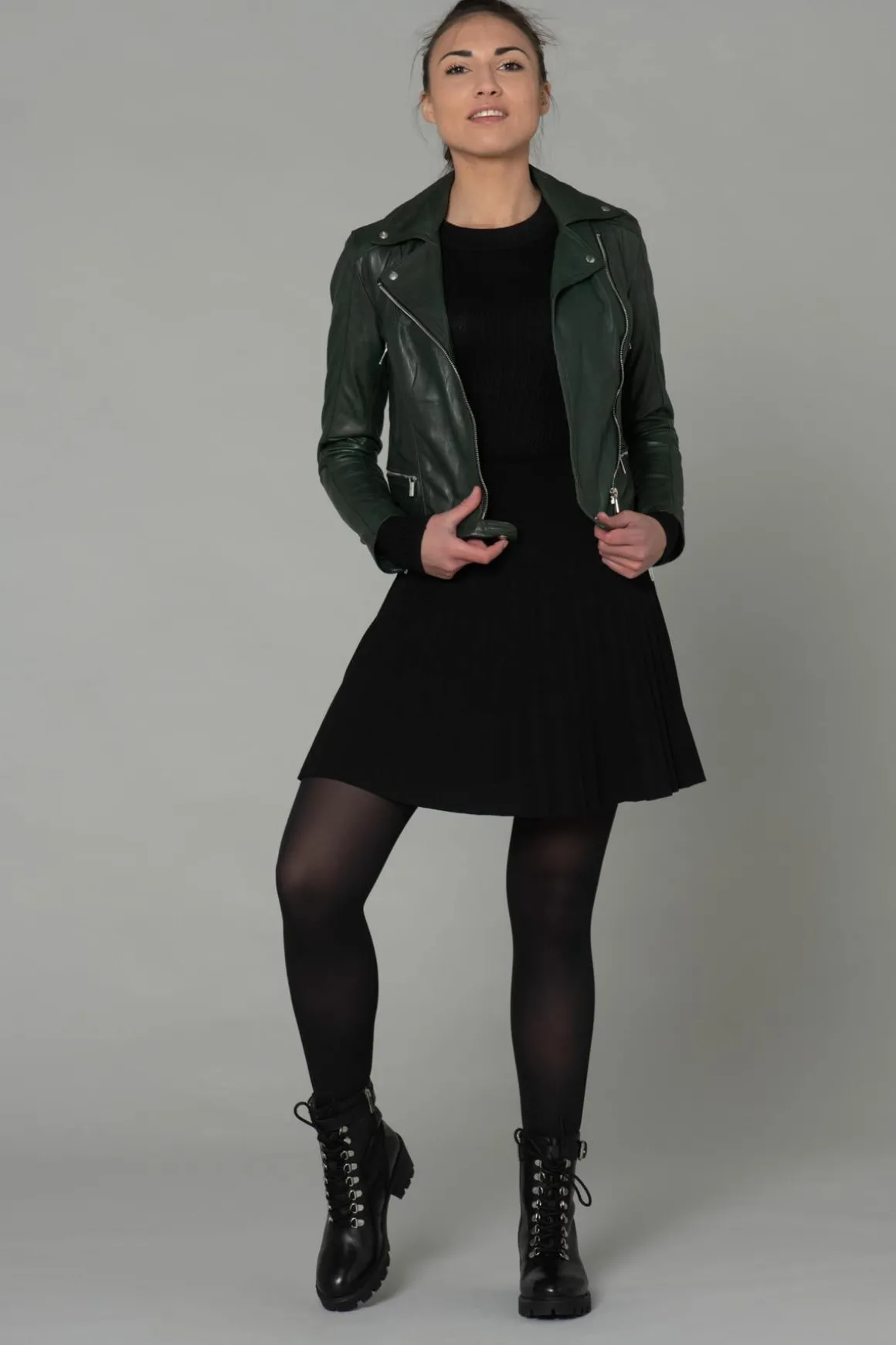 Blouson Femme Rose Garden Panema Lamb Castel Dark Green Zz10