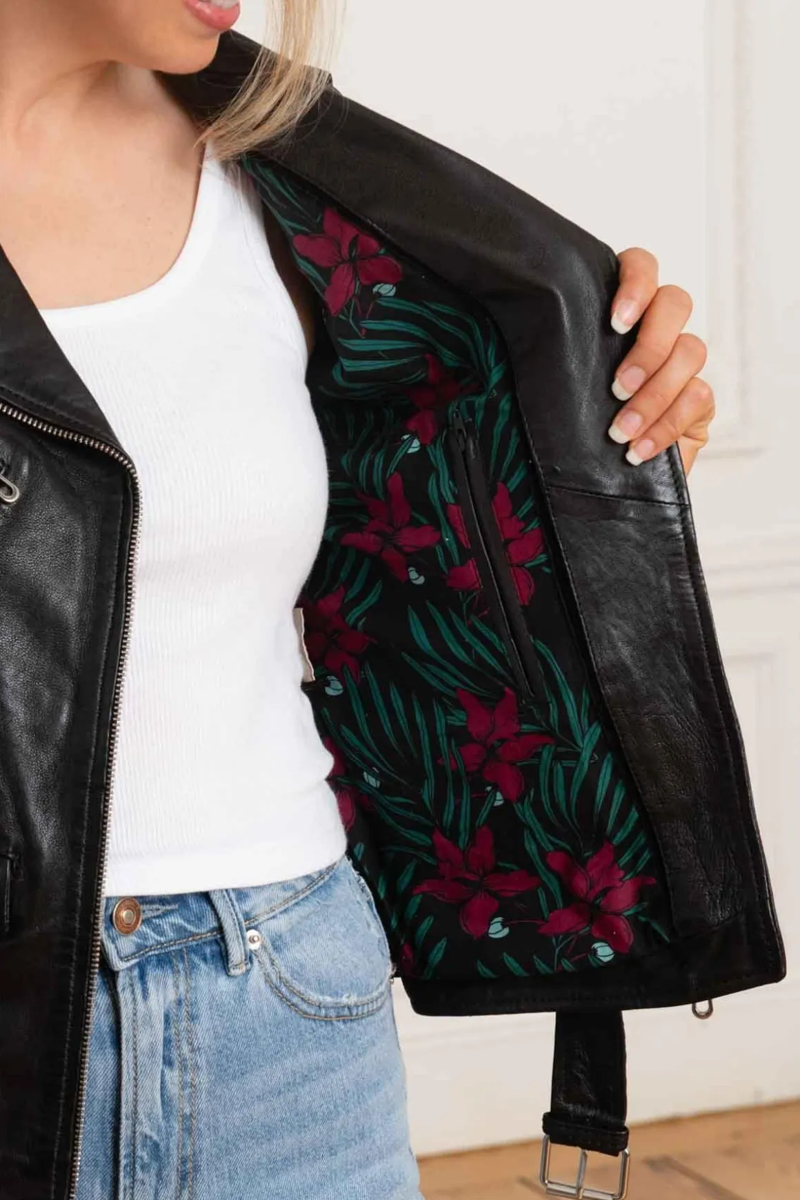 Blouson Femme Rose Garden Paula Lamb Vita Black