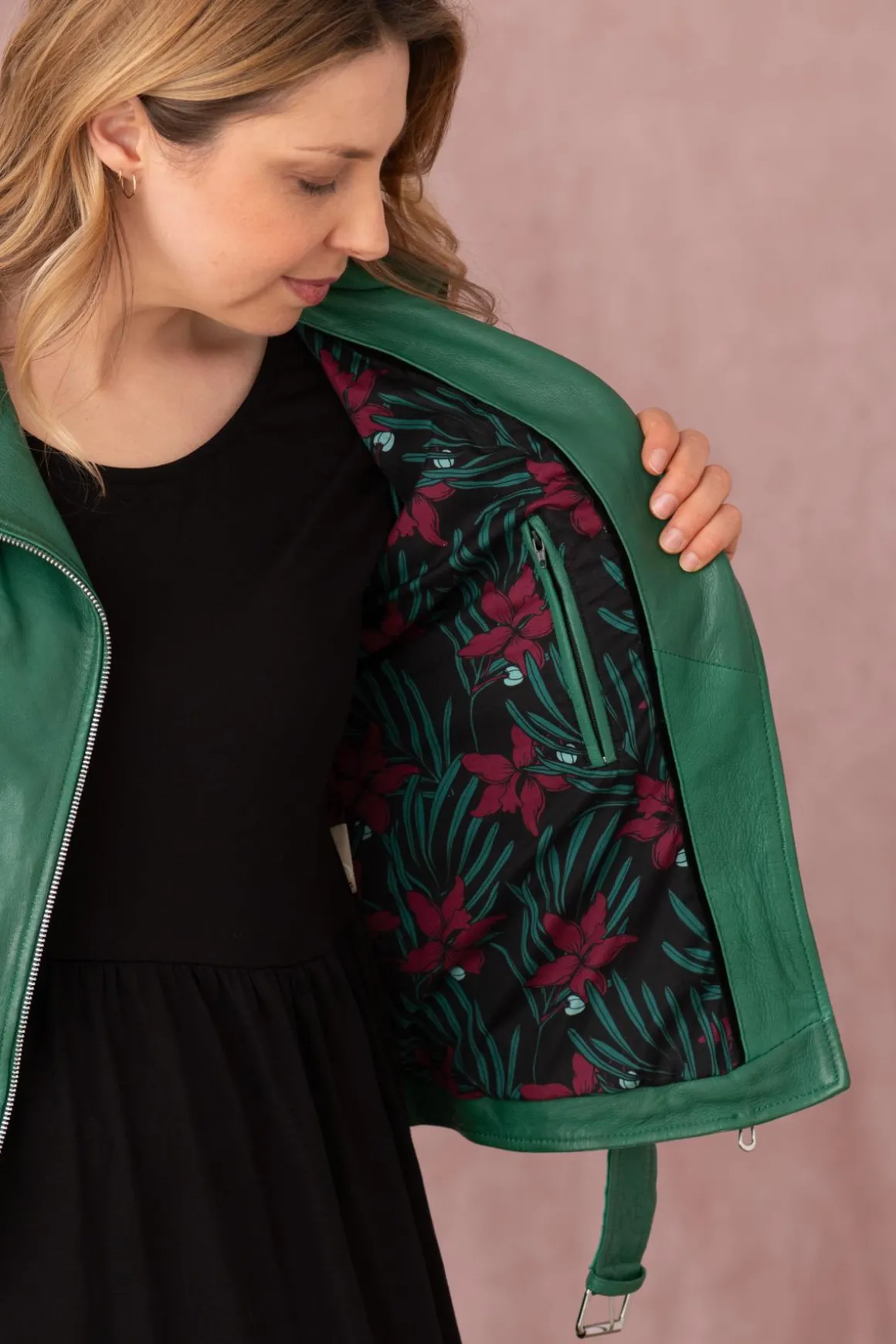 Blouson Femme Rose Garden Paula Lamb Vita Holly Green