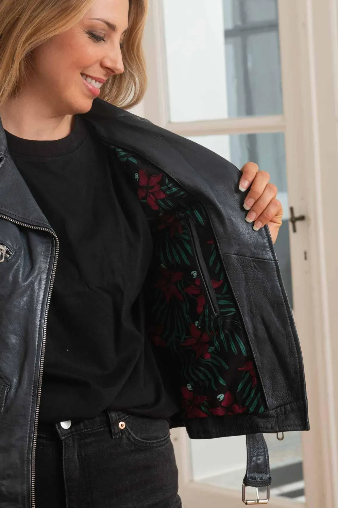 Blouson Femme Rose Garden Paula Lamb Vita Navy