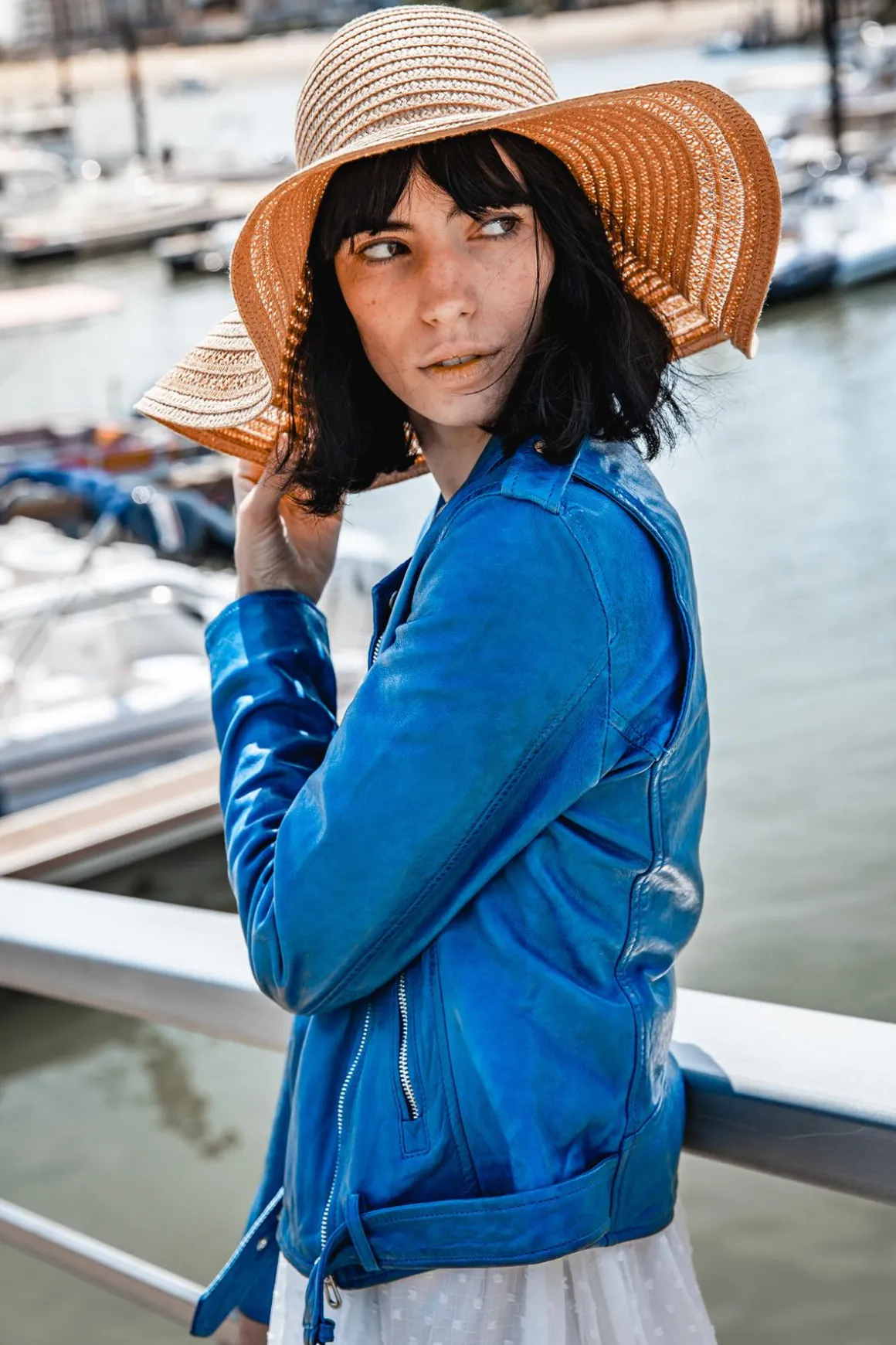 Blouson Femme Rose Garden Paula Lamb Vita Blue Water