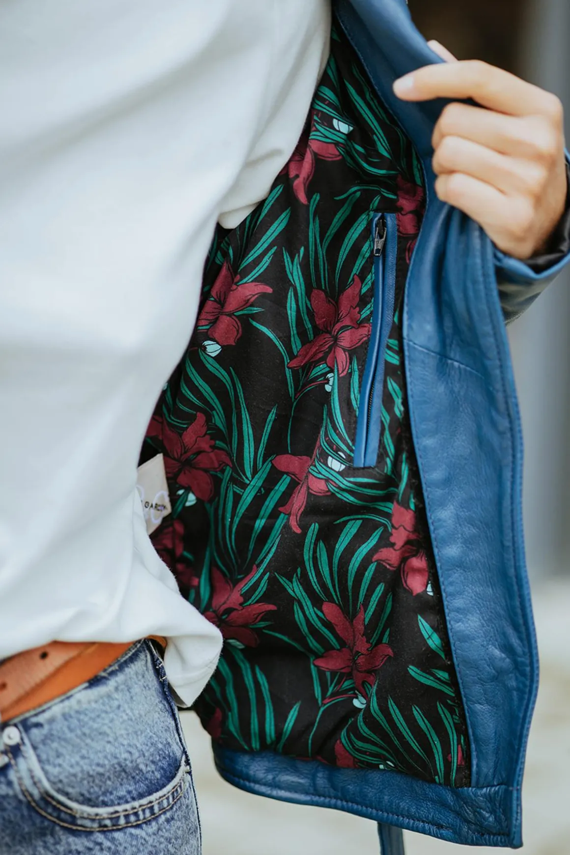 Blouson Femme Rose Garden Paula Lamb Vita Blue Water