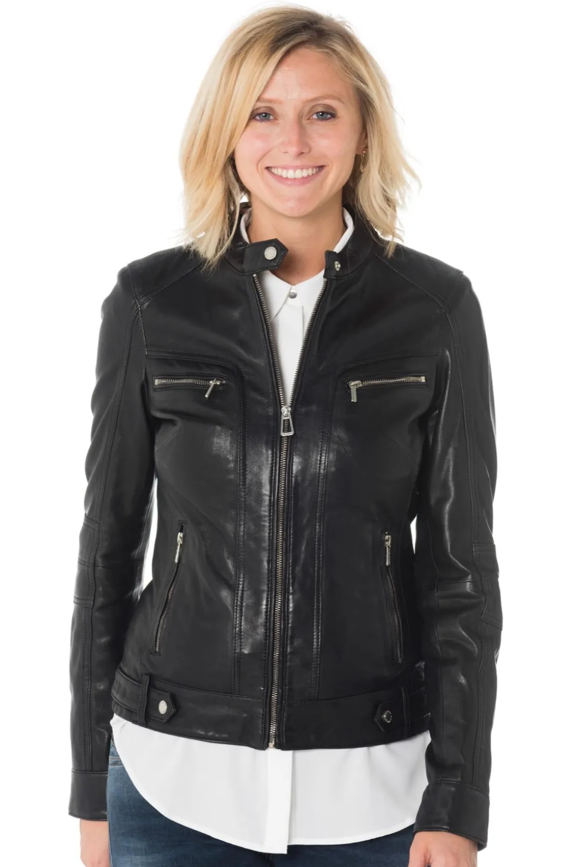 Blouson Femme Rose Garden Silene Sheep Aosta Black