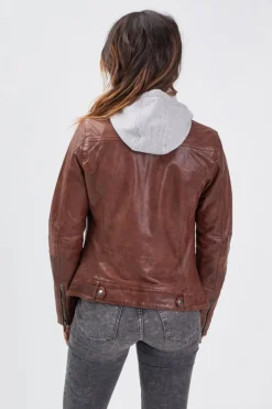 Blouson Femme Rose Garden Silene Hood Sheep Aosta Bison