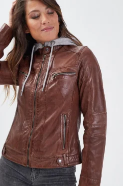 Blouson Femme Rose Garden Silene Hood Sheep Aosta Bison