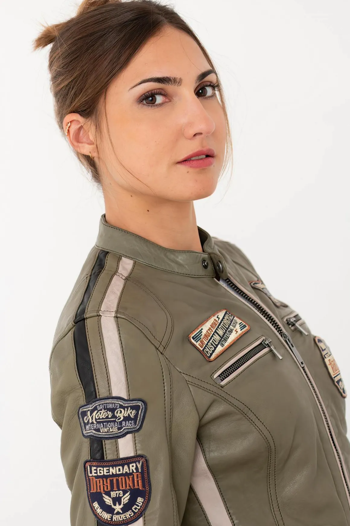 Blouson Femme Rose Garden Soline Lamb Vita Lichen