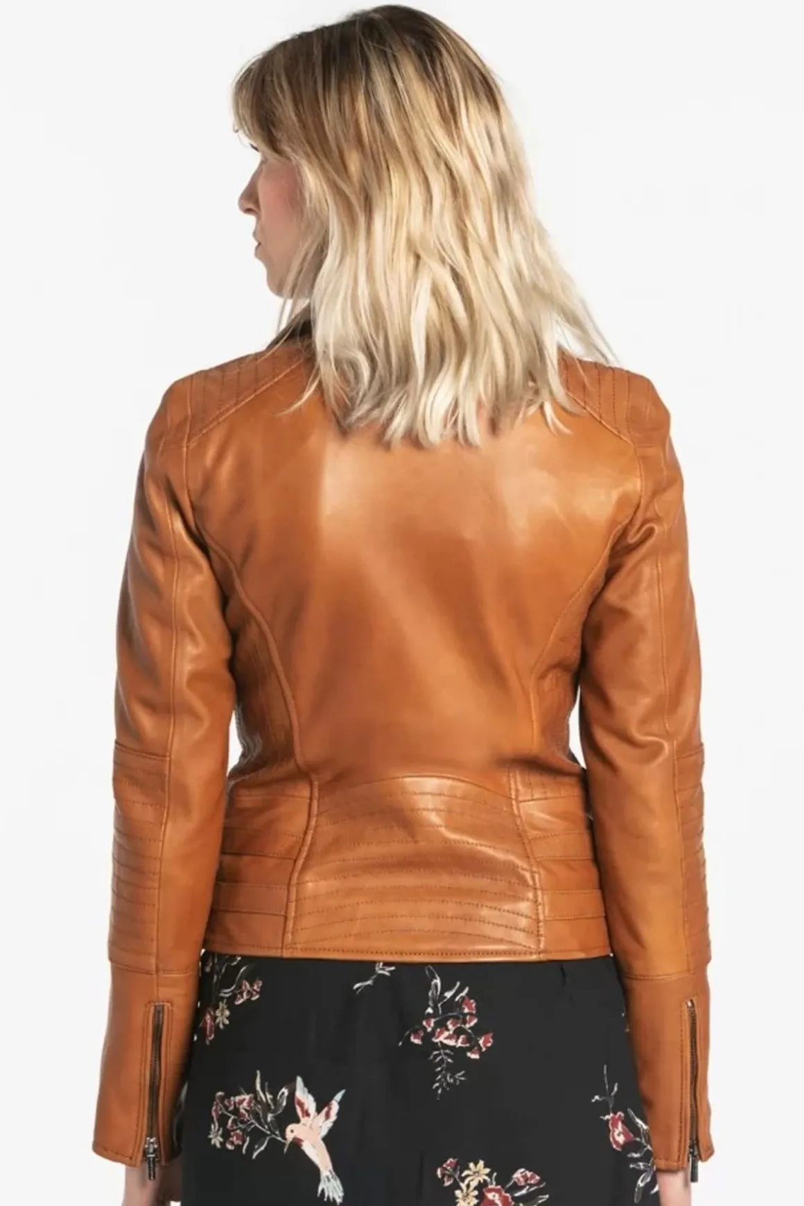 Blouson Femme Rose Garden Tempa Lamb Ruby Cognac