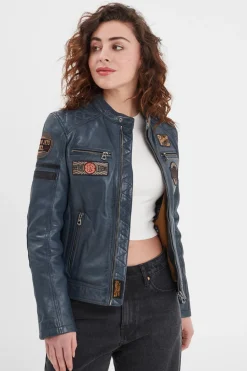 Blouson Femme Rose Garden Walkora Sheep Atlas Veg Short Blue