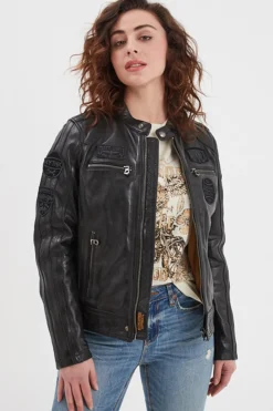 Blouson Femme Rose Garden Wartburgy Sheep Atlas Veg Black