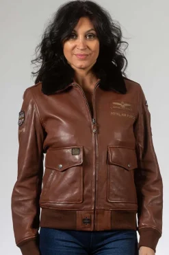 Blouson Femme Royal Air Force Molly Tortoise