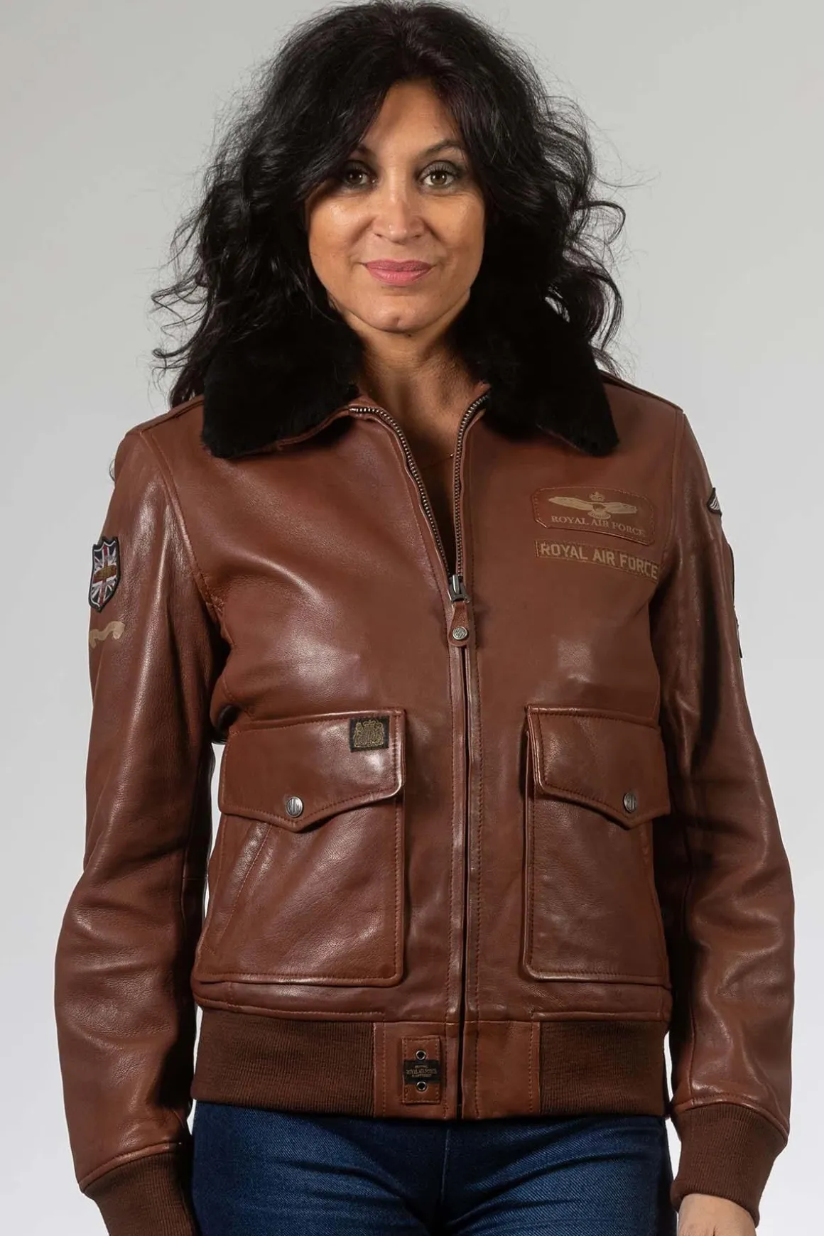 Blouson Femme Royal Air Force Molly Tortoise