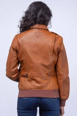 Blouson Femme Royal Air Force Molly2 Camel