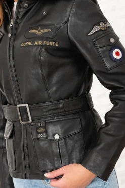 Blouson Femme Royal Air Force Spitfire3 Noir
