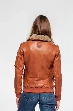 Blouson Femme Royal Air Force Blackbird Raf Havane