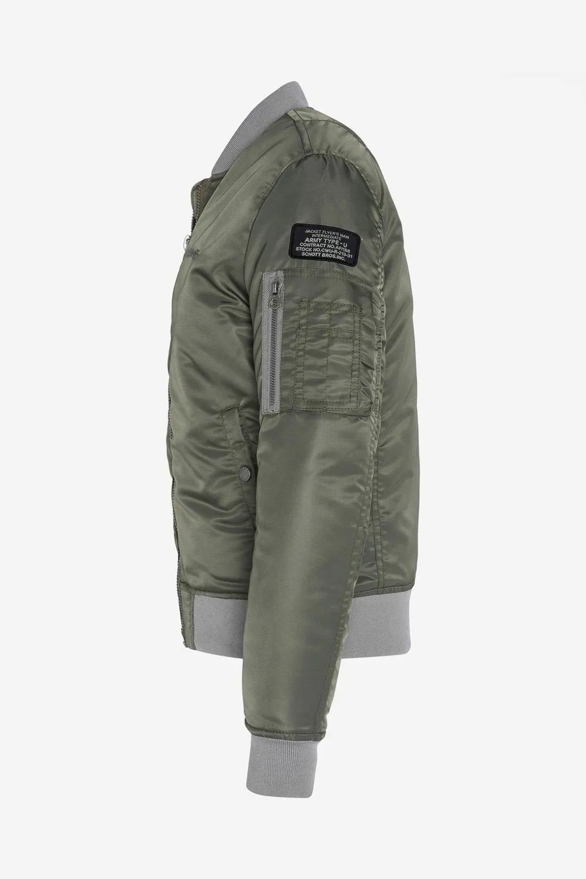 Blouson Femme Schott Airforcewrs Sage Kaki
