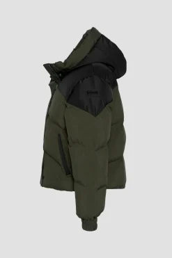 Blouson Femme Schott Bayleew Kaki / Black