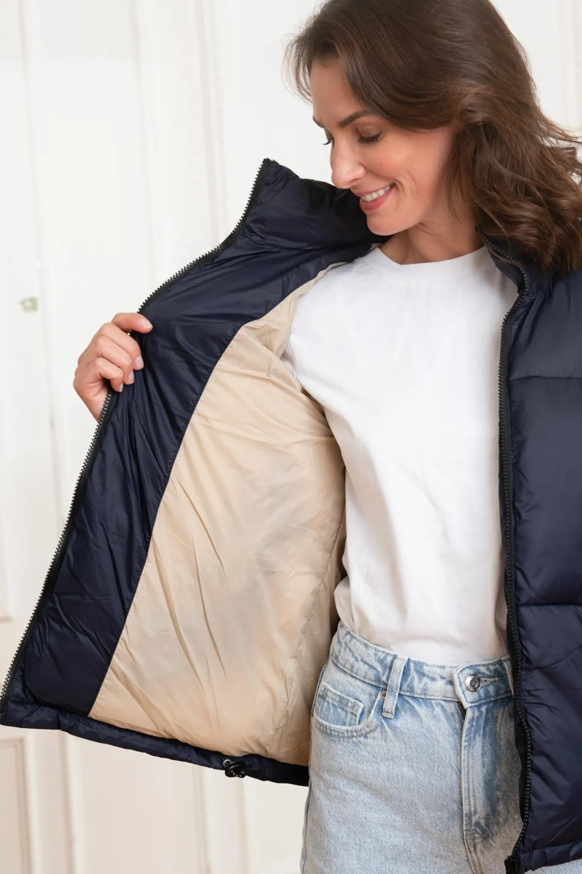 Blouson Femme Schott Belstarwrs Navy
