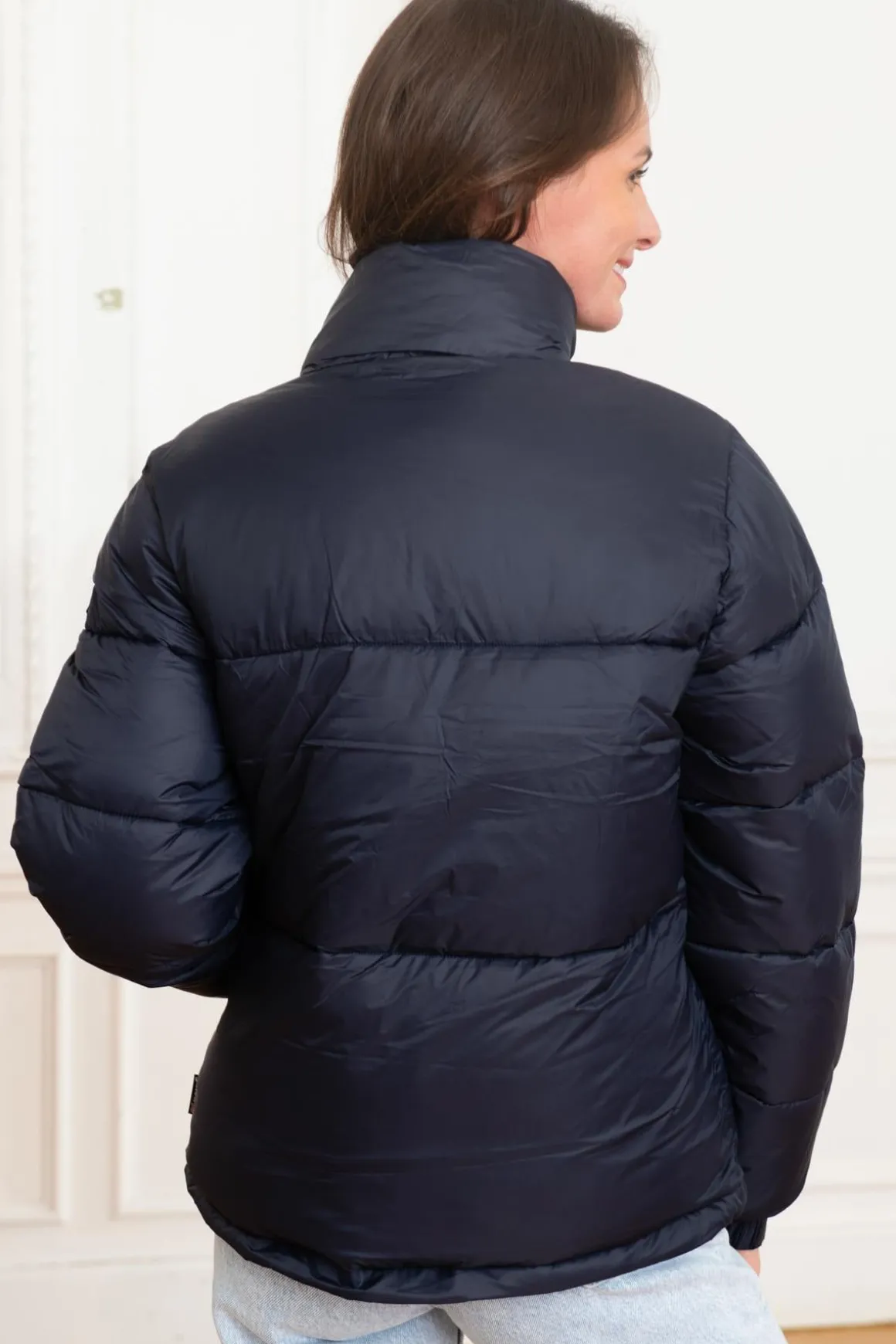 Blouson Femme Schott Belstarwrs Navy