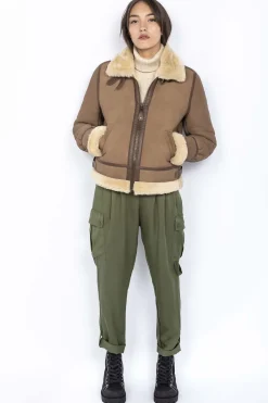 Blouson Femme Schott Lcw1255A Camel