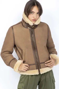 Blouson Femme Schott Lcw1255A Camel