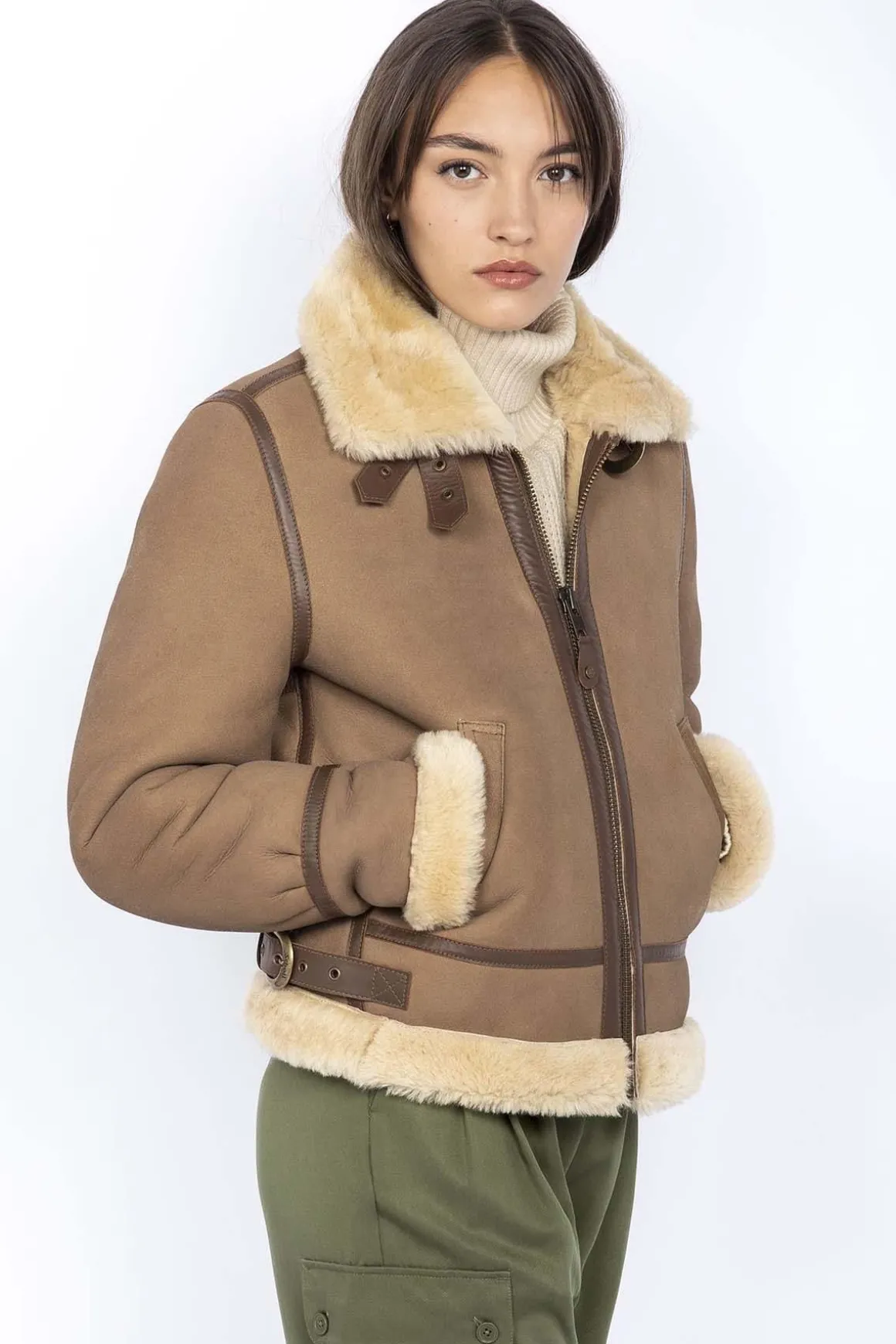 Blouson Femme Schott Lcw1255A Camel