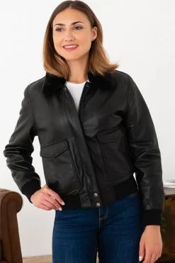 Blouson Femme Schott Lcw9185 Black