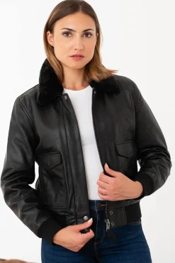 Blouson Femme Schott Lcw9185 Black