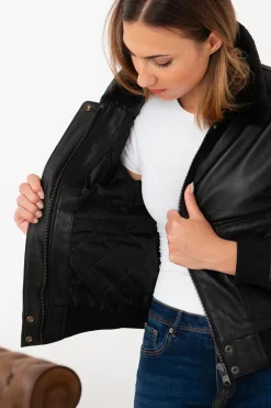 Blouson Femme Schott Lcw9185 Black