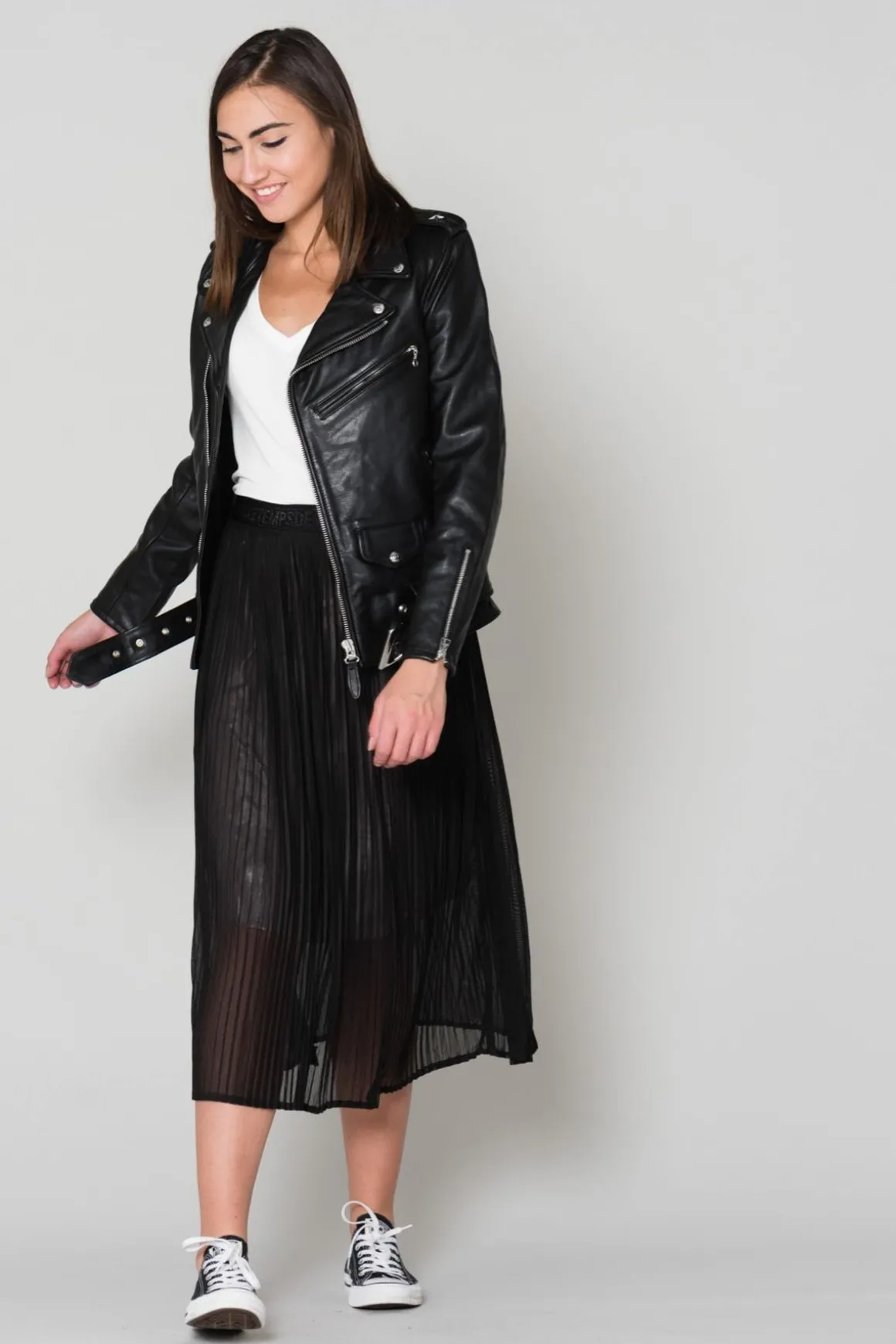 Blouson Femme Schott Lcw1637 Black
